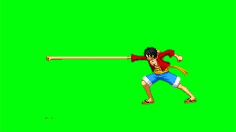 One Piece Green Screen One Piece Luffy Youtube