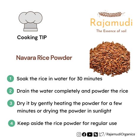 Kerala Medicinal Njavara Rice Organic Navara Rice By Rajamudi