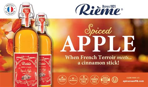 Rieme Sparkling French Limonade Spiced Apple 33 8 Fl Oz 12 Pack