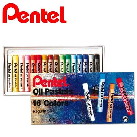 Giz Pastel Oleoso Pentel 16 Cores Phn 16 No Shoptime