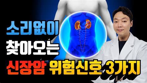 신장이 나빠지면 반드시 나타나는 증상들 신장 콩팥 위험 신호 Youtube