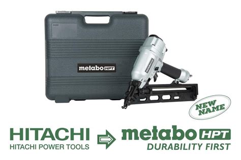 Metabo Hpt 2 12 In 15 Gauge Angled Finish Nailer With Air Duster