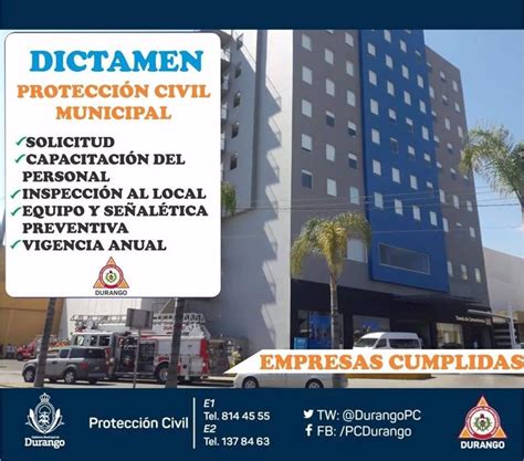 Dictamen De Protecci N Civil Puntualiza Medidas Preventivas En Locales