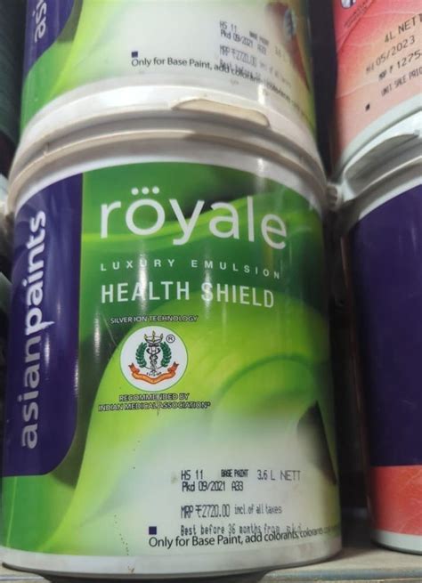 Asian Paints Royale Health Shield Luxury Emulsion Ltr At Rs