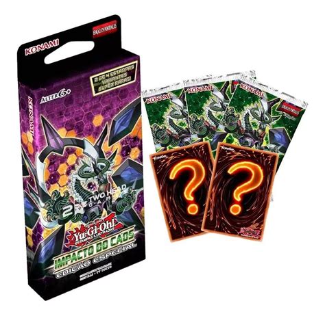 Yugioh Impacto Do Caos Booster Pack Edicao Especial Konami DengoToys