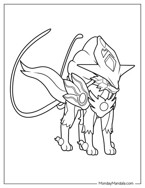 26 Legendary Pokemon Coloring Pages Free Pdf Printables
