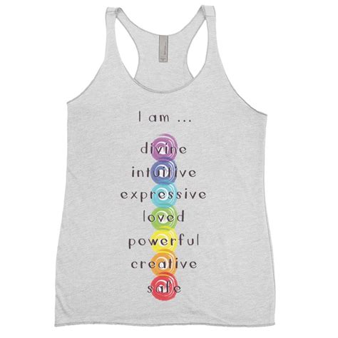 Chakra Meditation Womens Tank Top Spiritual Tank Yoga Tank Top Etsy