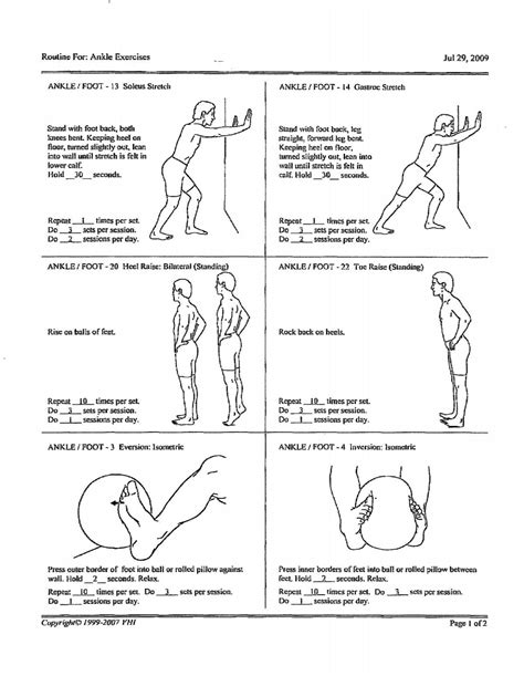 Ankle Exercises