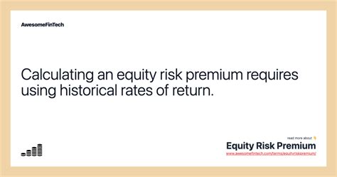 Equity Risk Premium AwesomeFinTech Blog