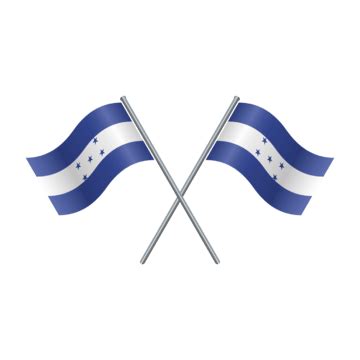 Honduras Flag Clipart Hd Png Honduras Flag Vector With Gold Shield