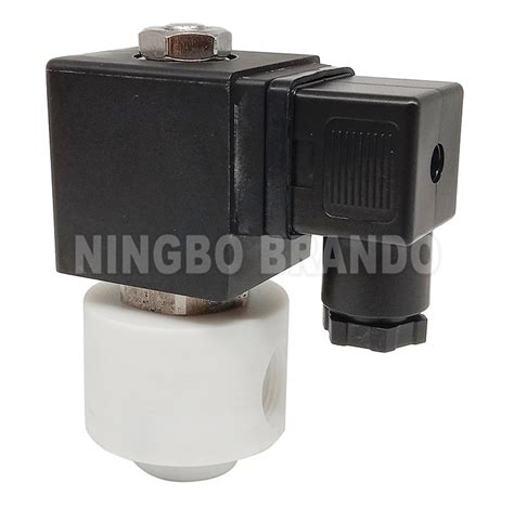 3 8′′ Food Grade Safe Sanitary Beverage Beer Plastic Solenoid Valve 12v 24v 110v 220v China