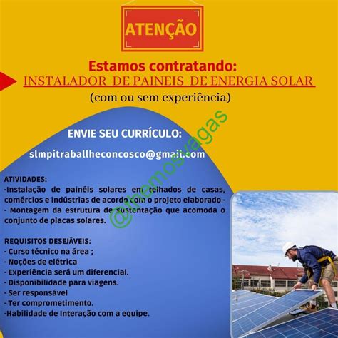 Instalador Fotovoltaico Teresina PI 02 Vaga S Themos Vagas