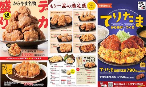 からあげ専門店「からやま」に「てりたま合盛り定食」が期間限定で登場 からあげとつくねにふんわりたまごがトッピング｜infoseekニュース