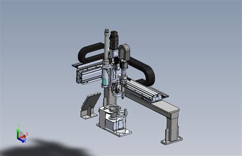 三轴涂胶模组solidworks 2022模型图纸下载 懒石网