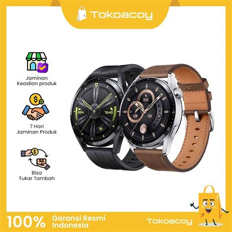 Jual Huawei Watch GT 3 46mm Smartwatch Garansi Resmi Fullset Shopee