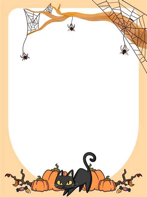 Halloween Border Clip Art - 15 Free PDF Printables | Printablee ...