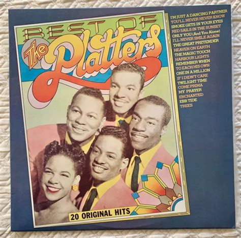 ‘best Of The Platters 20 Original Hits Vintage Vinyl Record Lp 1977