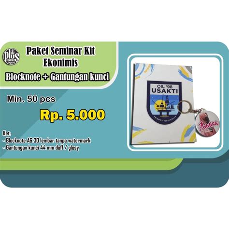 Jual SEMINAR KIT BLOCKNOTE GANCI 44MM Shopee Indonesia