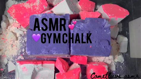 Asmr Satisfying Gym Chalk Crumble Youtube