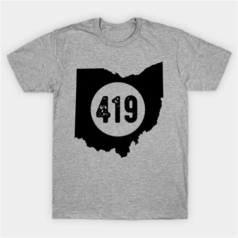 419 Area Code Ohio - Ohio Area Code 419 Toledo - T-Shirt | TeePublic