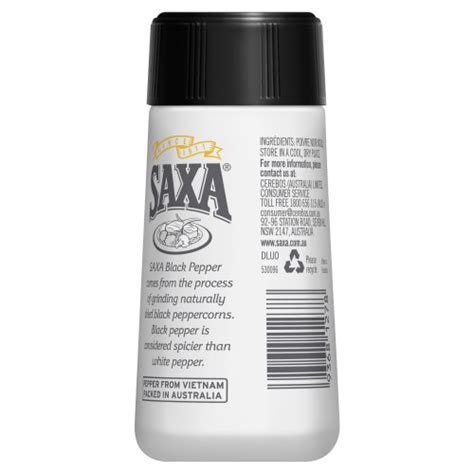 Saxa® Ground Black Pepper 50g