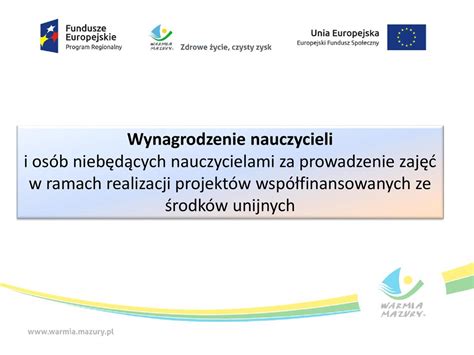 Zatrudnianie nauczycieli w projektach współfinansowanych z UE wybrane