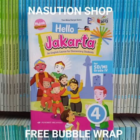 Jual Buku Hello Jakarta Kelas 4 Sd K13N Erlangga Shopee Indonesia