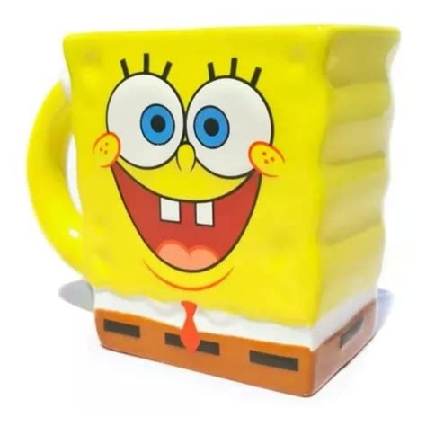 Taza Tarro Para Café Bob Esponja 3d Nickelodeon Cerámica MercadoLibre