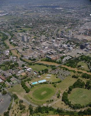 Aerial View Of Parramatta City Centre From North To South Parramatta