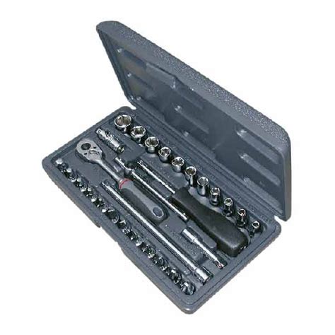 Ratchet set 1/4 '' in inches