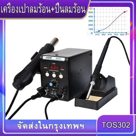 หวแรงฮอตแอรแบบ in w ปนลมรอนพลงสง สถานเชอมปนลมรอน in Hot air soldering