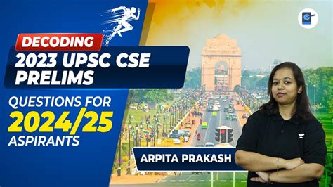 UPSC CSE 2023 Paper Analysis By Arpita Prakash YouTube