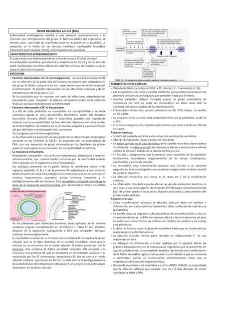 Resumen 359 Fiebre reumática aguda Harrison Principios de medicina