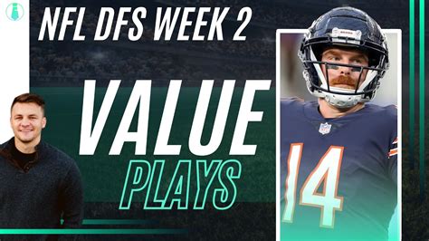 Nfl Dfs Week 2 Value Plays Youtube