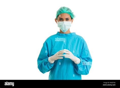 Female Doctor Wearing Surgical Mask Hi Res Stock Photography And Images