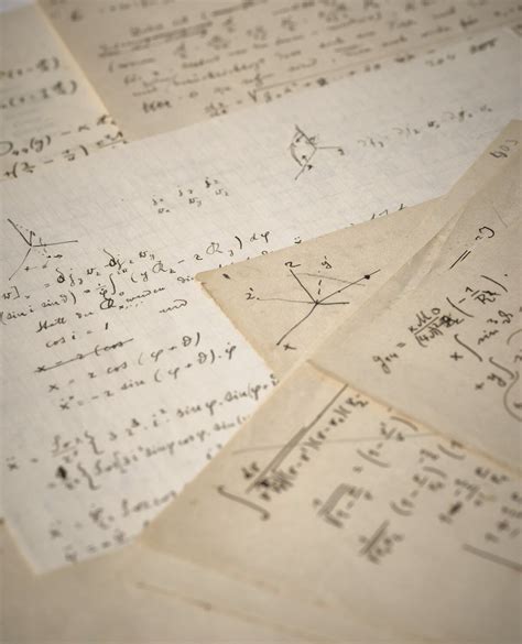 Relativité Un manuscrit exceptionnel d Albert Einstein aux enchères