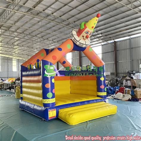 Colorful Clown Joker Bouncy Castle Bounce Houseinflatable Castle Kk