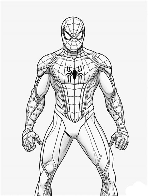 Spiderman Tegninger Farvelæg Print And Download【2024