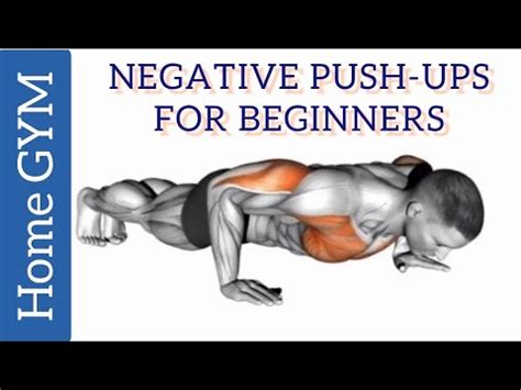 Negative Push Ups Negative Push Up On Knee Negative Push Up