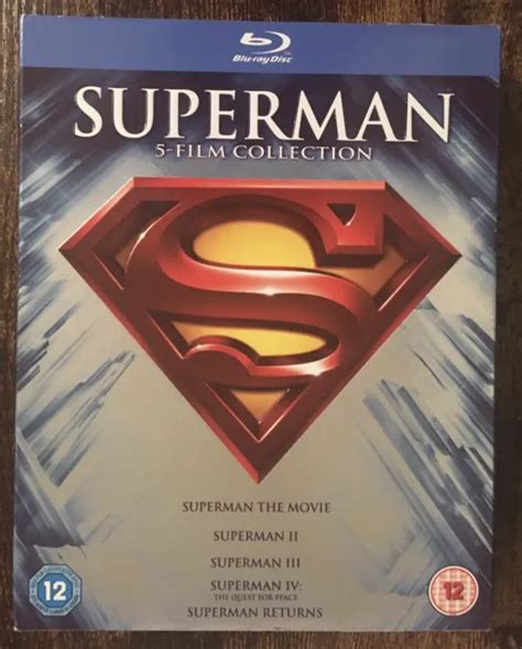 SUPERMAN 5 FILM COLLECTION Blu Ray 2018 Christopher Reeve Gene