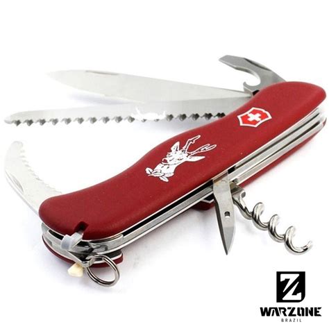 Canivete Victorinox Hunter 12f Vermelho Warzone Brazil