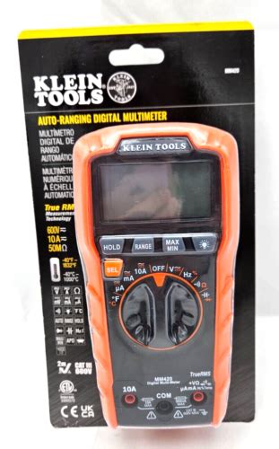 Klein Tools Auto Ranging Digital Multimeter MM420 True RMS Cat III NEW