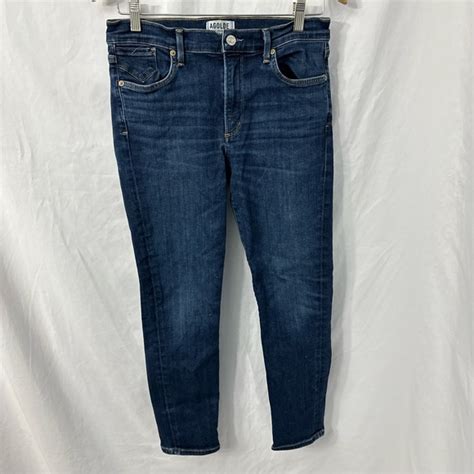 Agolde Jeans Agolde Sophie High Rise Skinny Crop Jeans In Starland