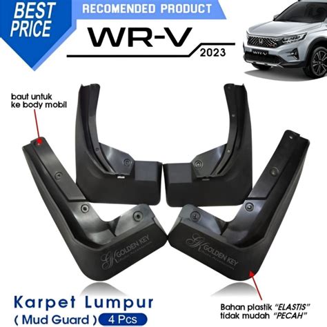 Jual Mud Guard Wrv Karpet Lumpur Black Shopee Indonesia