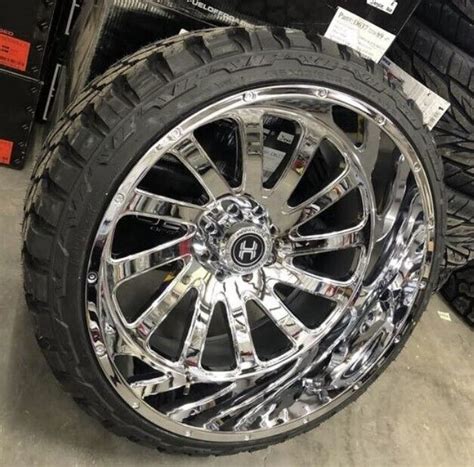 4 NEW 26X14 Hardcore HC15 Wheels Tires Chrome 8x6 5 Dodge Chevy 8x165