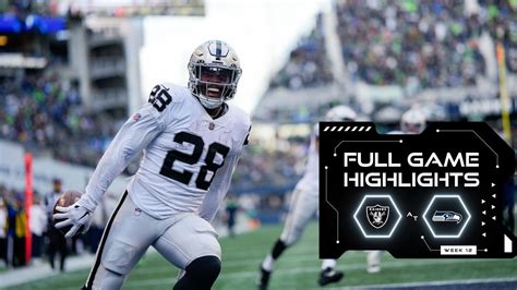 Full Game Highlights Raiders Vs Seahawks Week 12