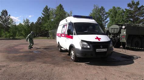 Войска химзащиты Восточного военного округа 3 раза в день дезинфицируют ...