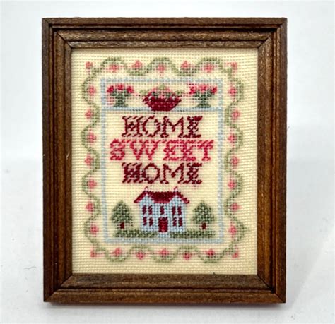 Home Sweet Home Sampler A Nicola Mascall Miniatures