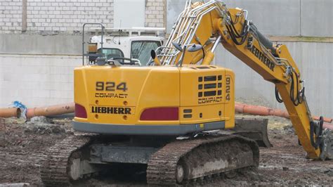 Bagger Excavator Liebherr Compact Soeren Youtube