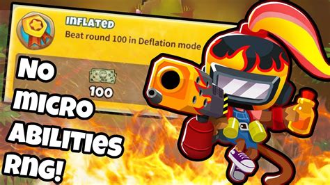 EASIEST Round 100 Deflation Guide With NO Micro Or Abilities Bloons